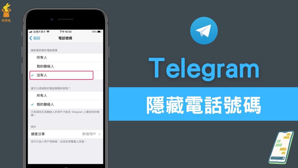 Telegram 如何隐藏电话号码？详细设置教程（附图）